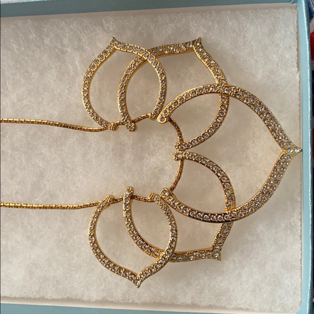Never worn touchstone crystal by Swarovski lotus